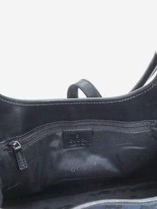 Gucci Black Jackie canvas and leather bag