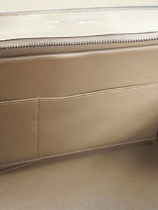 Celine Neutral Trapeze leather and suede 2way bag