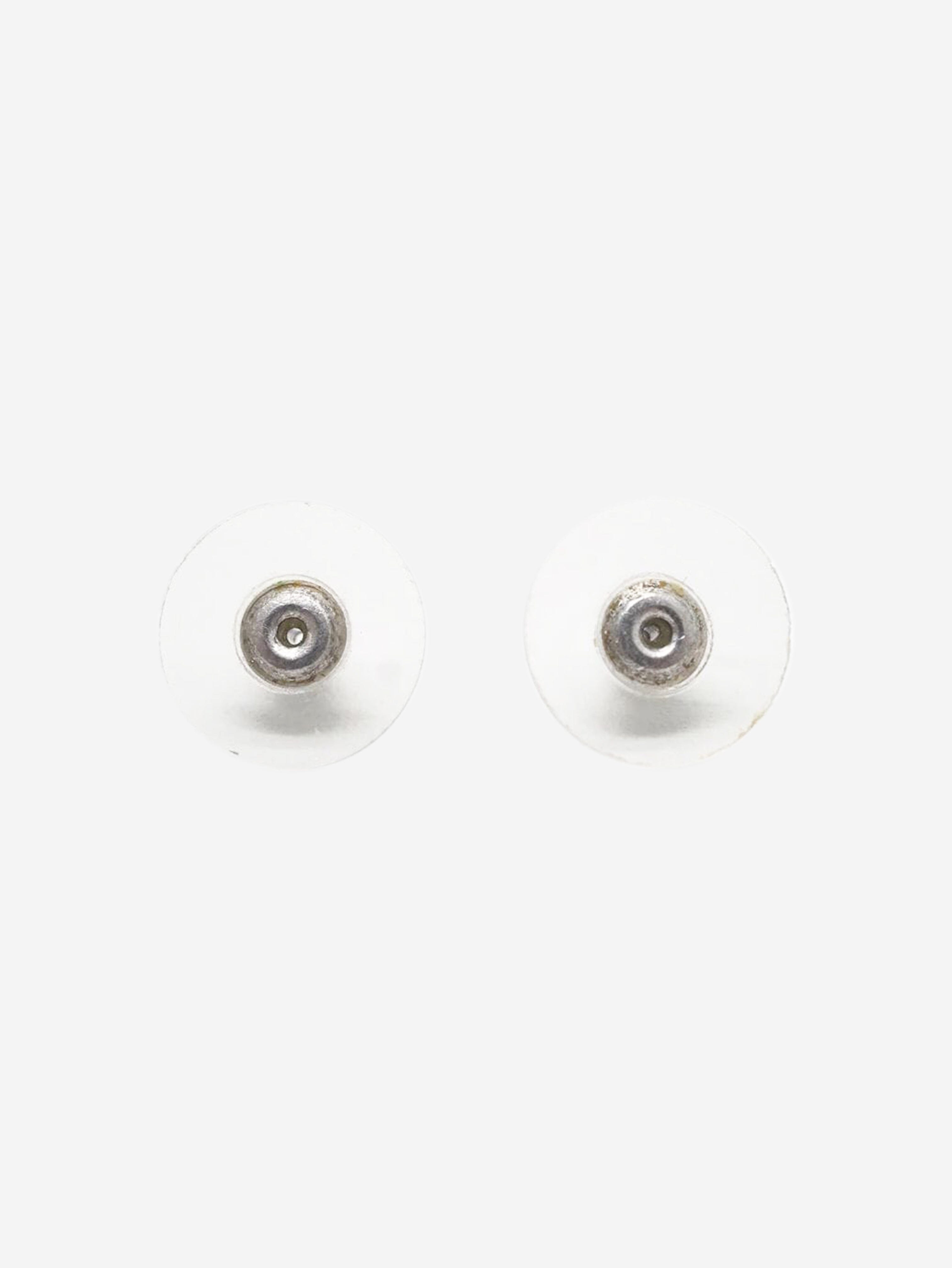 Black CC square stud earrings Earrings Chanel 