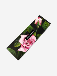 Red silk rose neck tie Scarves Dolce & Gabbana 