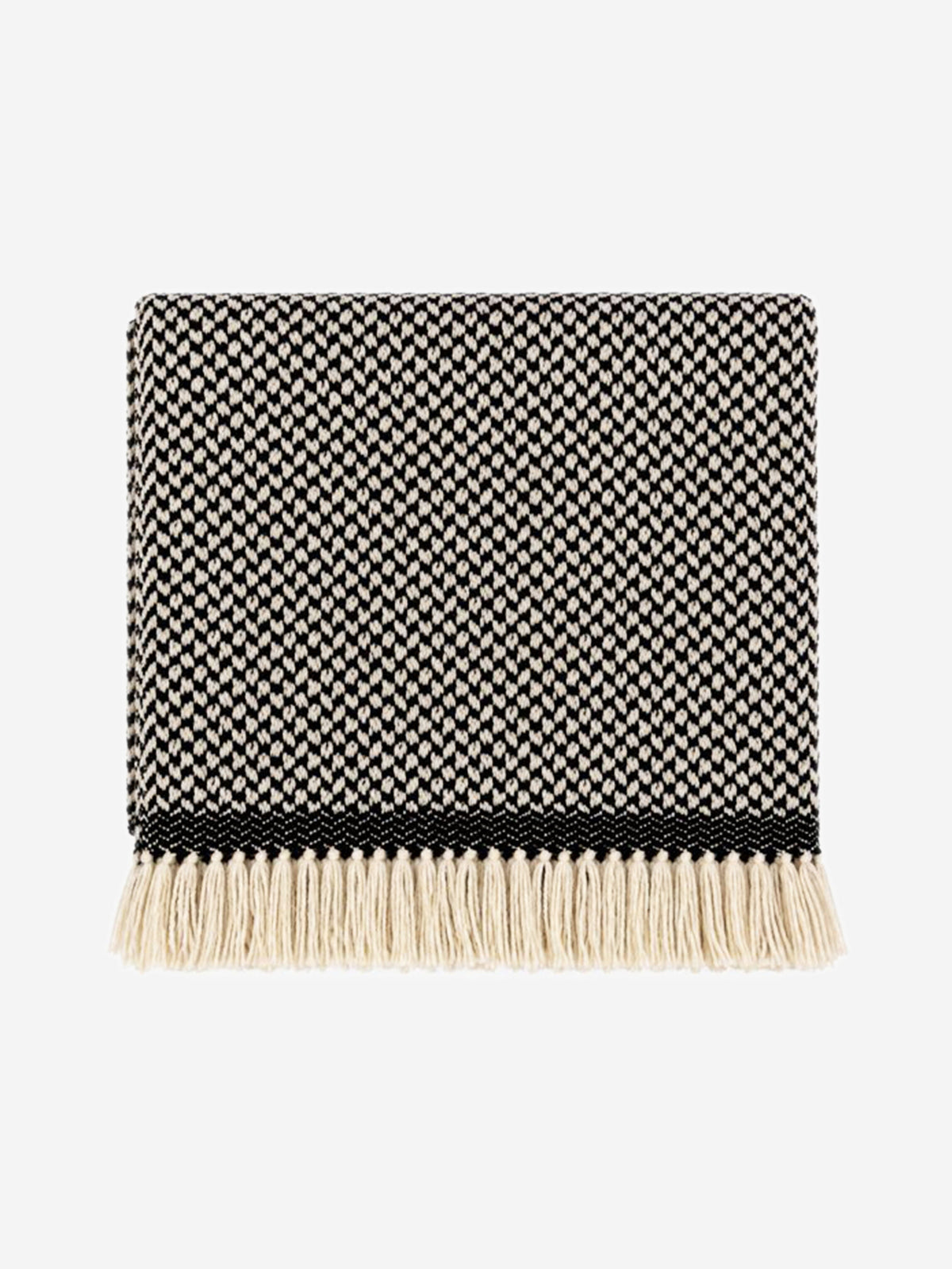 Black and white Alena herringbone scarf Coats & Jackets Isabel Marant Etoile 
