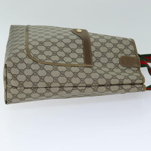 Gucci Brown GG Supreme Web Sherry Line tote bag