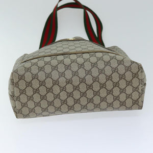 Gucci Brown GG Supreme Web Sherry Line tote bag