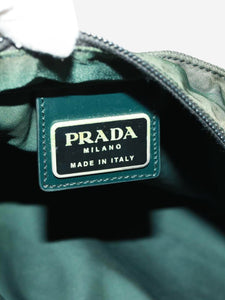 Prada Dark green nylon shoulder bag