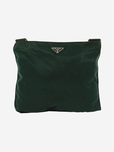 Dark green nylon shoulder bag Shoulder bags Prada 