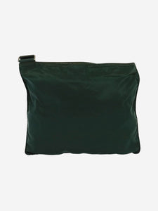 Prada Dark green nylon shoulder bag