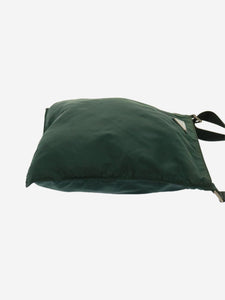 Prada Dark green nylon shoulder bag