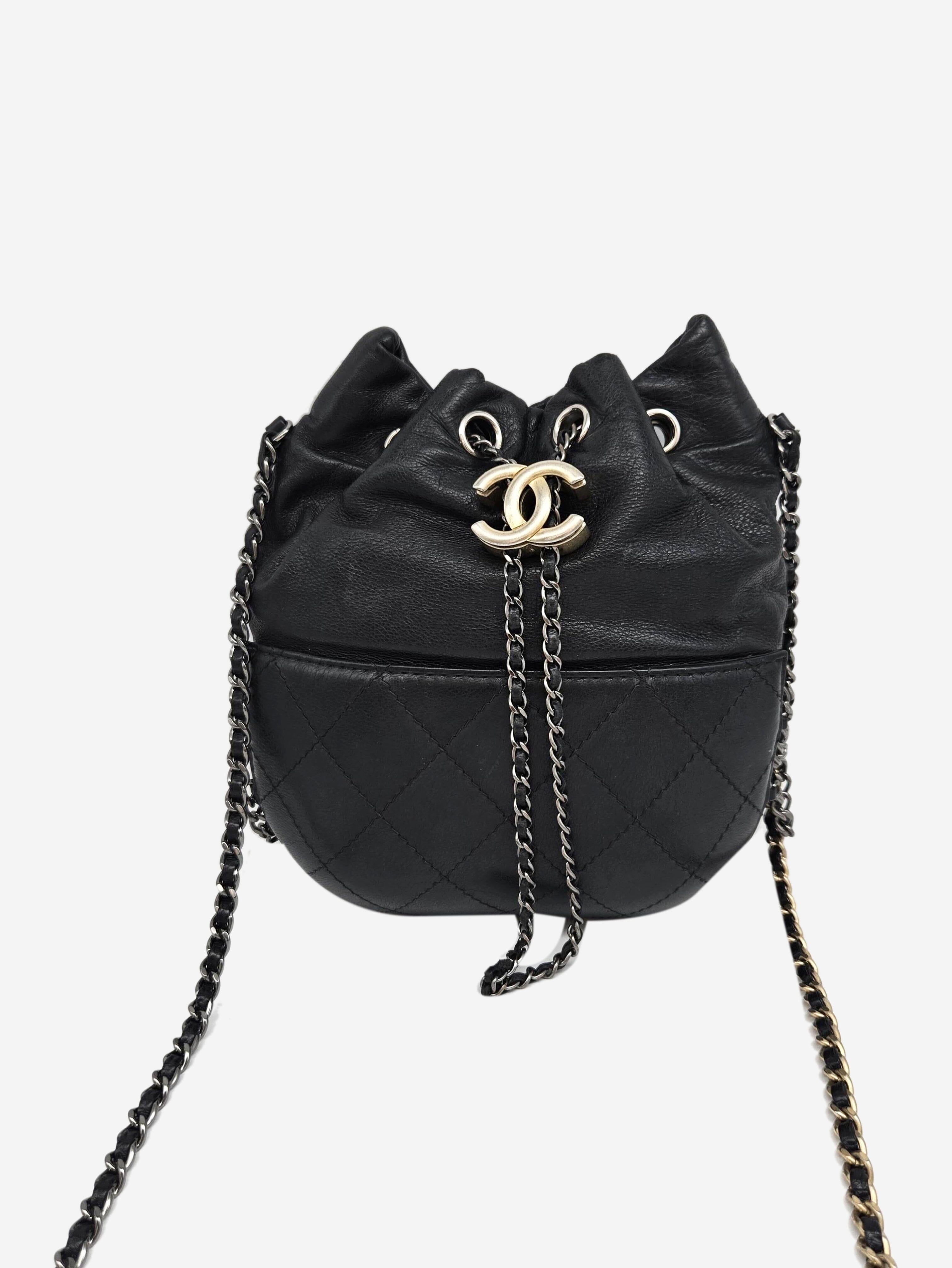 Black 2018 leather chain bag Cross-body bags Chanel 