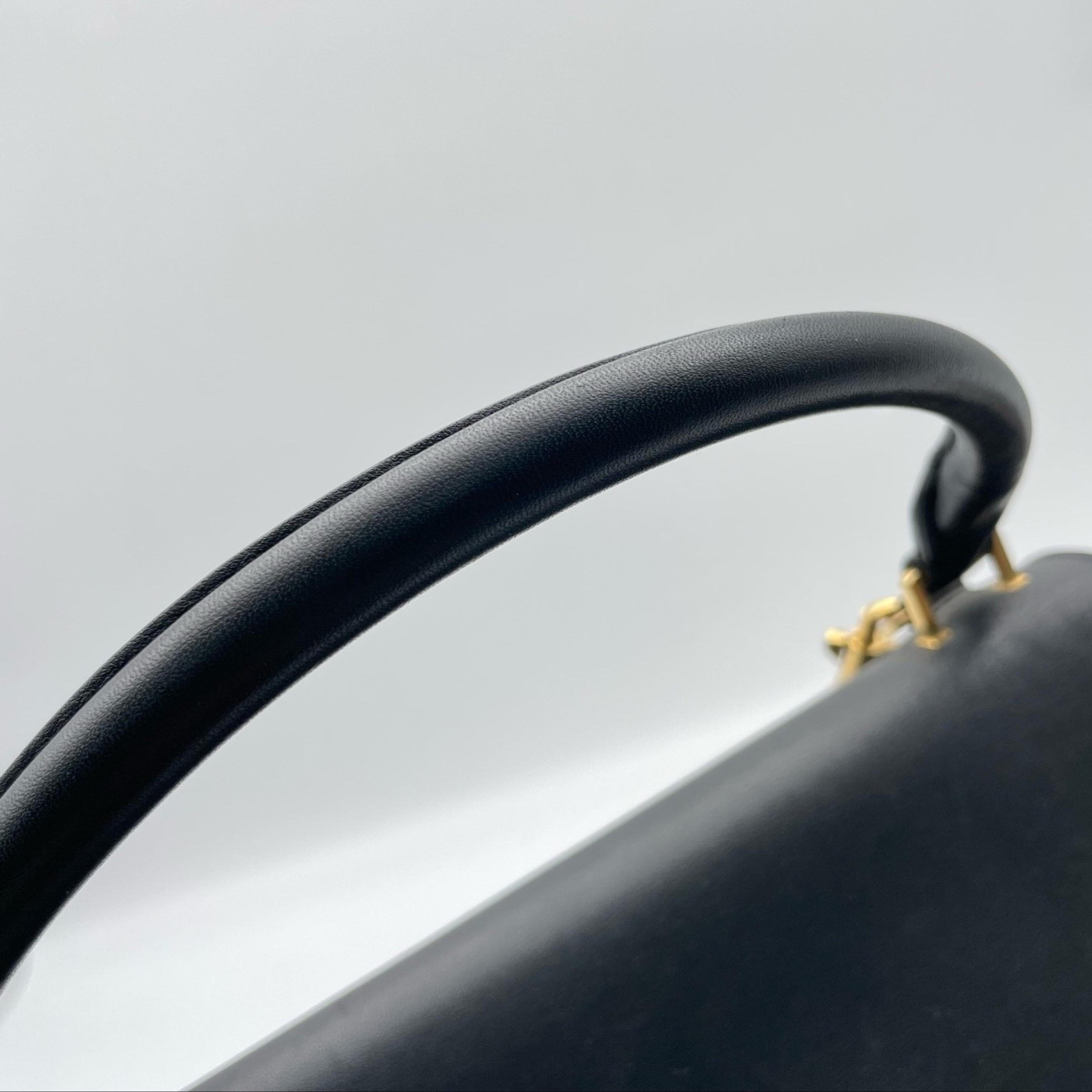 Blue Trapeze leather handbag Shoulder bags Celine 