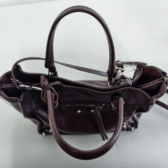 Burgundy Papier Zip Around mini tote Tote Bags Balenciaga 