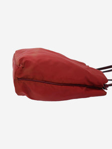 Prada Red nylon top handle bag