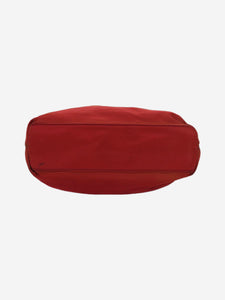 Prada Red nylon top handle bag