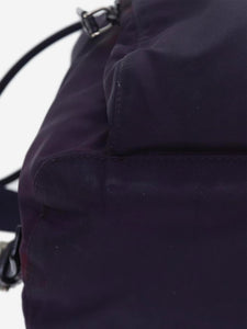 Prada Purple nylon backpack