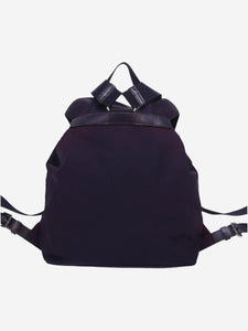 Prada Purple nylon backpack