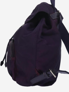 Prada Purple nylon backpack