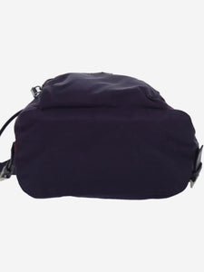 Prada Purple nylon backpack