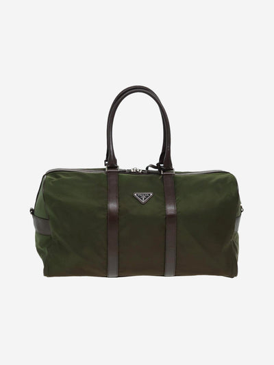 Green nylon Boston bag Luggage & Travel Bags Prada 