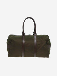 Prada Green nylon Boston bag