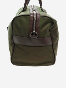 Prada Green nylon Boston bag