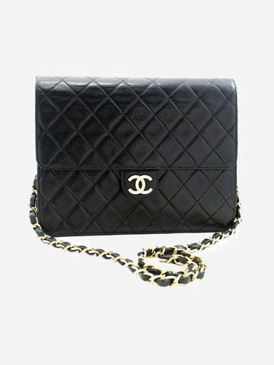 Black small vintage 1997 gold hardware flap Shoulder bags Chanel 