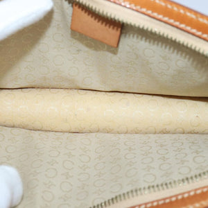 Celine Cream Macadan canvas shoulder bag