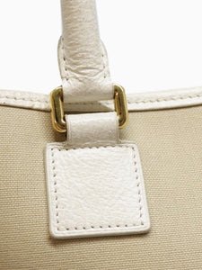 Loewe Neutral Anagram canvas top handle bag