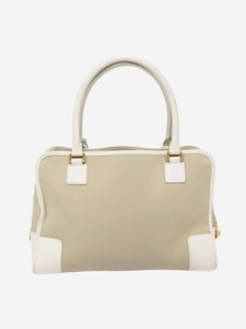 Loewe Neutral Anagram canvas top handle bag