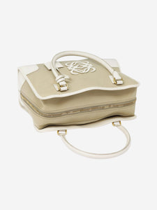 Loewe Neutral Anagram canvas top handle bag