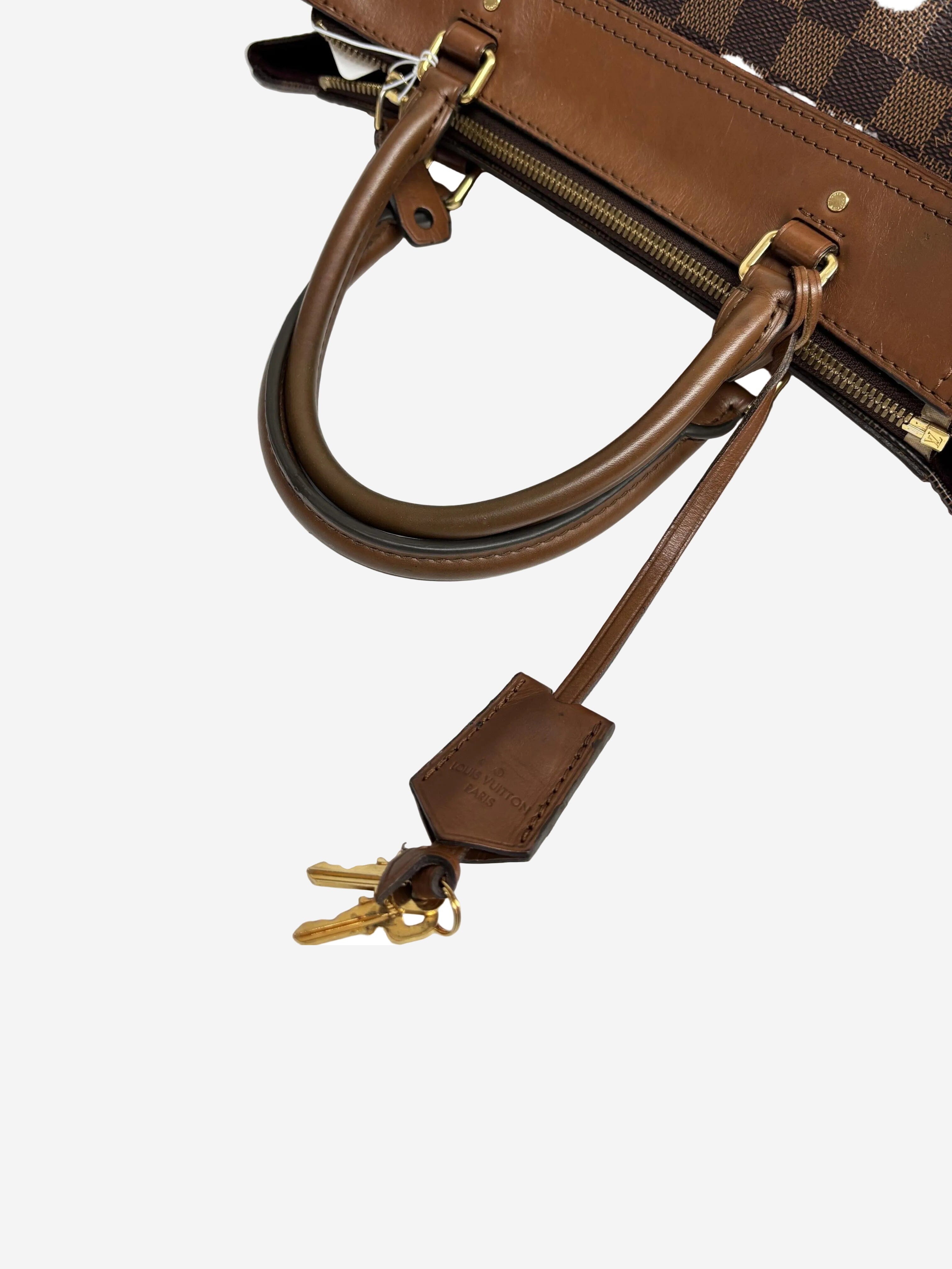 Brown 2014 Damier Ebene Greenwich bag Shoulder bags Louis Vuitton 