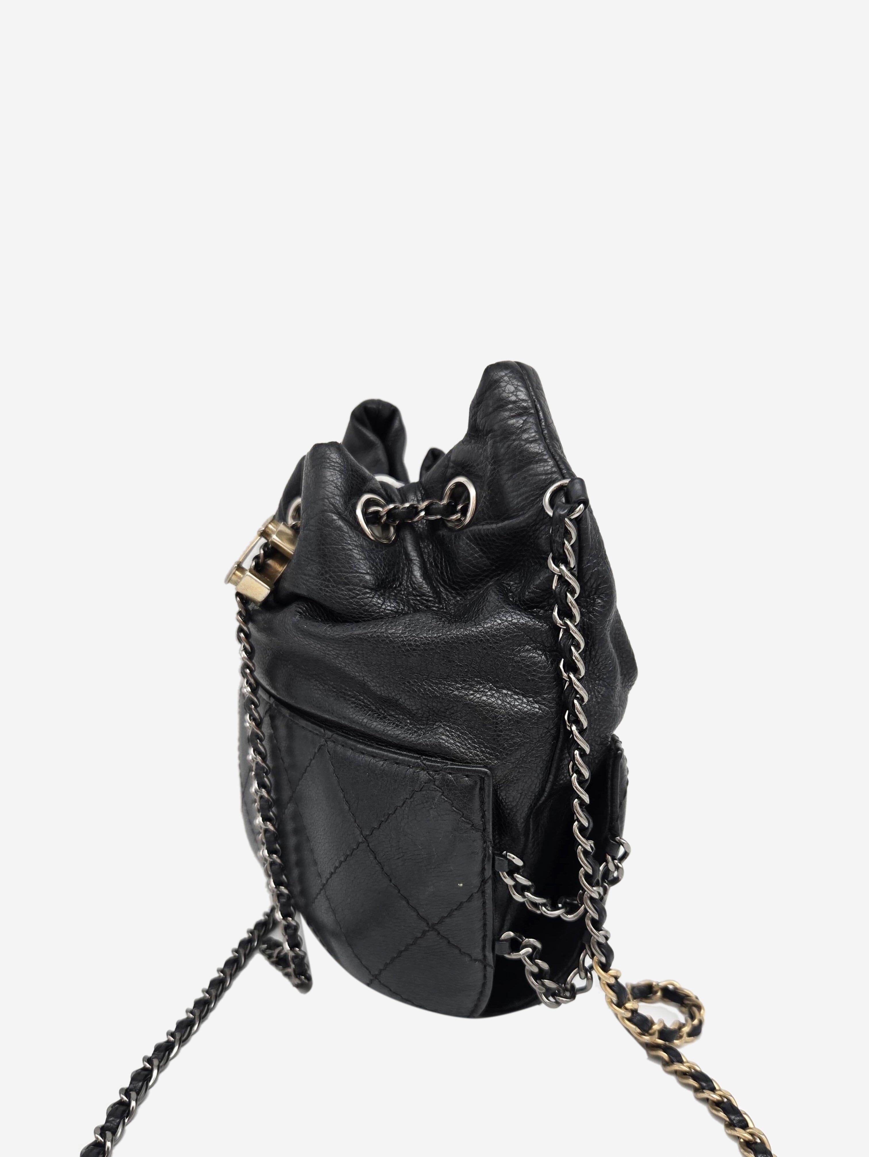 Black 2018 leather chain bag Cross-body bags Chanel 