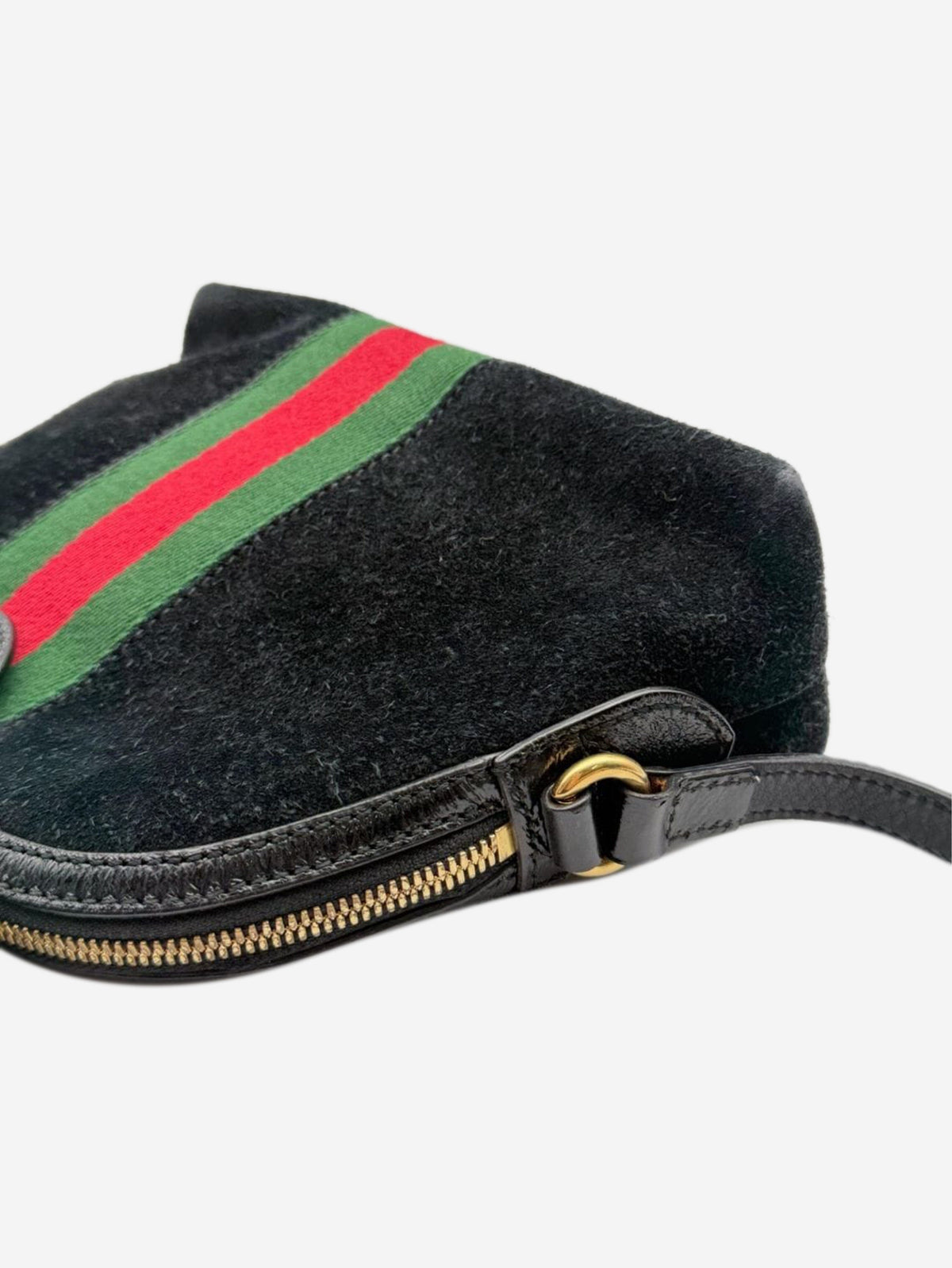 Black suede Ophidia shoulder bag Shoulder bags Gucci 