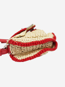 Fendi Neutral crochet crossbody bag