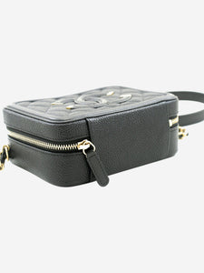 Chanel Black 2017 Filigree cross-body vanity case