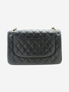 Chanel Black 2013 jumbo caviar Classic double flap bag