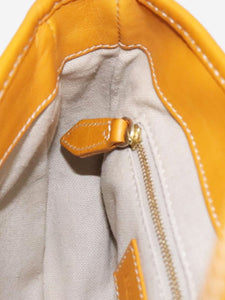 Burberry Burberry Brown BURBERRY Nova Check Shoulder Bag PVC Leather Beige Gold Yellow Brown Auth 95338 - size