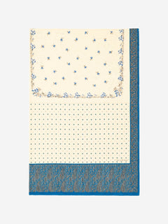 Blue and white Aloesta silk scarf Scarves Pierre-Louis Mascia 