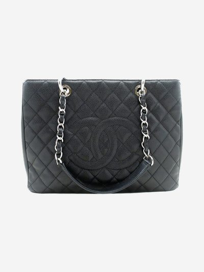 Black 2014 caviar leather GST bag Shoulder bags Chanel 