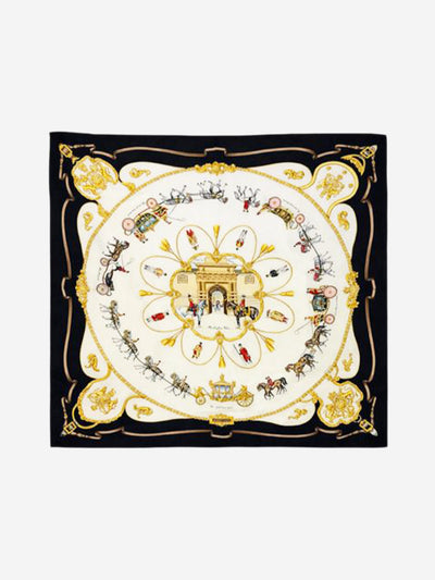 Cream The royal mews scarf Scarves Hermes 