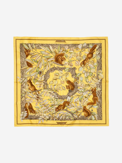 Yellow casse noisette scarf Scarves Hermes 