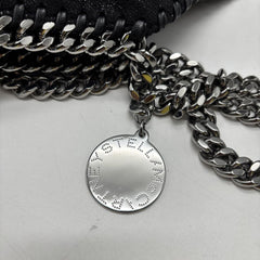 Black Falabella three-chain tote bag