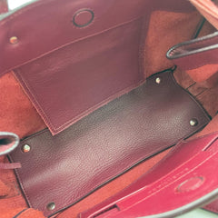 Burgundy Papier leather 2way bag Shoulder bags Balenciaga 