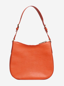 Prada Orange Saffiano hobo bag