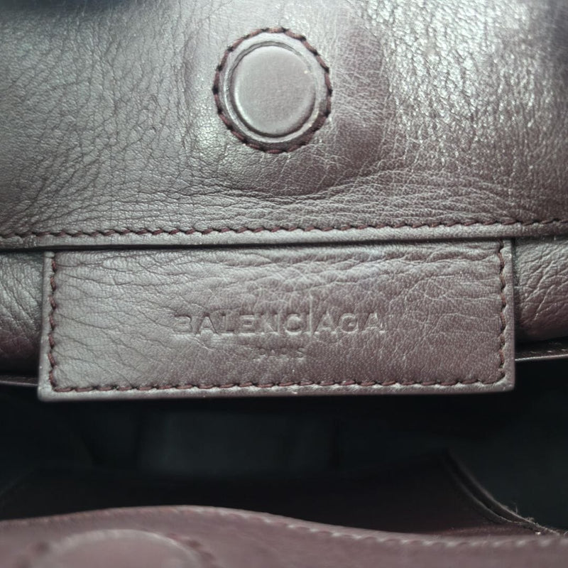 Burgundy Papier Zip Around mini tote Tote Bags Balenciaga 