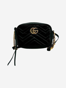 Black small GG Marmont Matelasse bag Cross-body Bags Gucci 