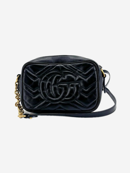 Black small GG Marmont Matelasse bag alternate image