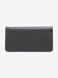 Prada Black leather wallet on chain with gold-toned detailing