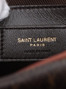 Saint Laurent Brown Le Monogramme Camera bag