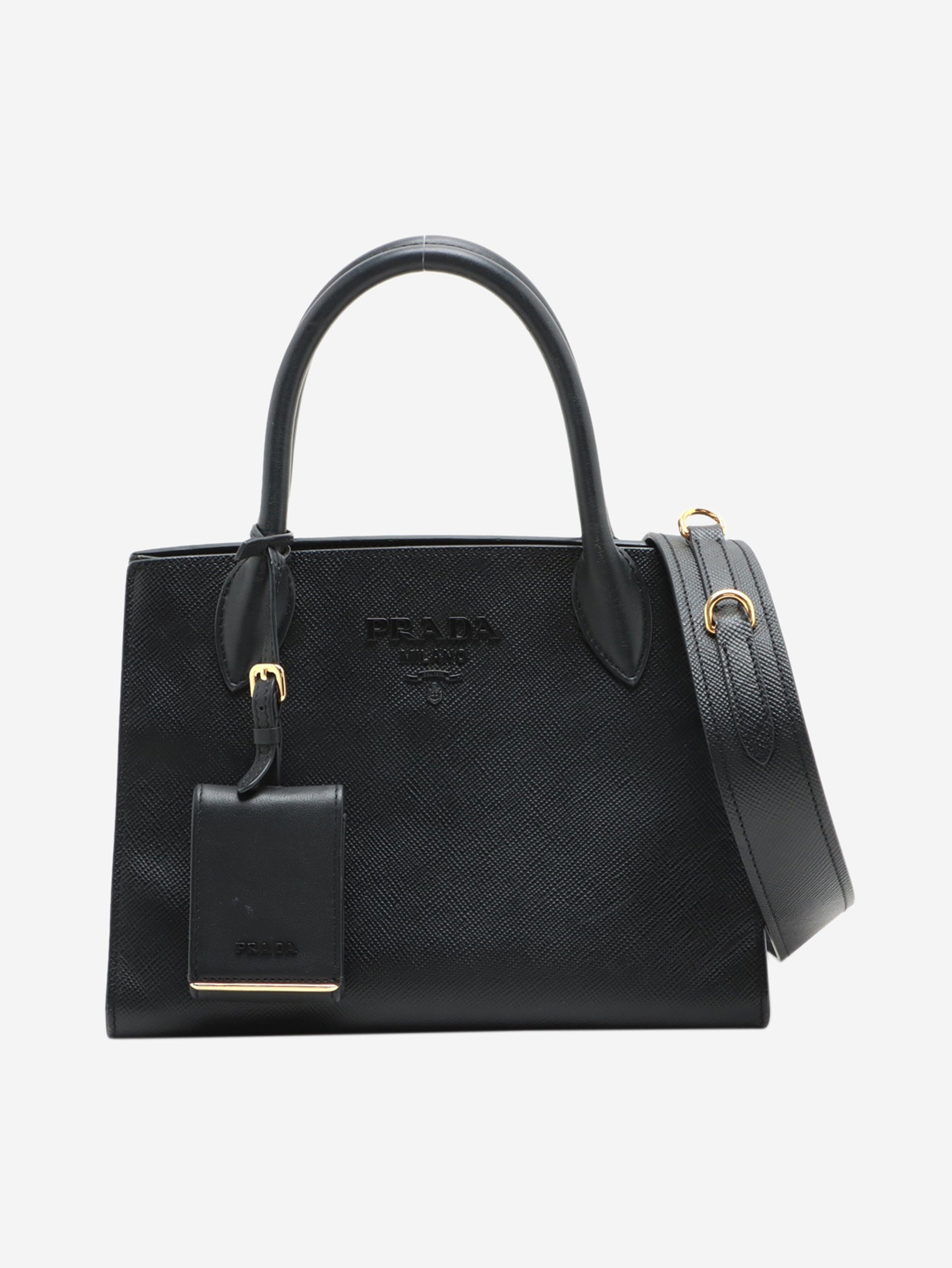 Saffiano discount effect briefcase