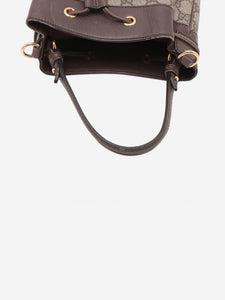 Gucci Brown GG Ophidia bucket bag