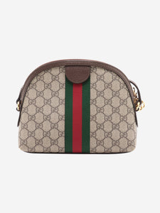 Gucci Brown Ophidia GG shoulder bag
